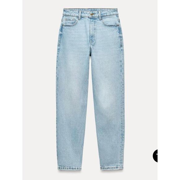 Zara high rise mom fit jeans ankle length 2 - Picture 1 of 12